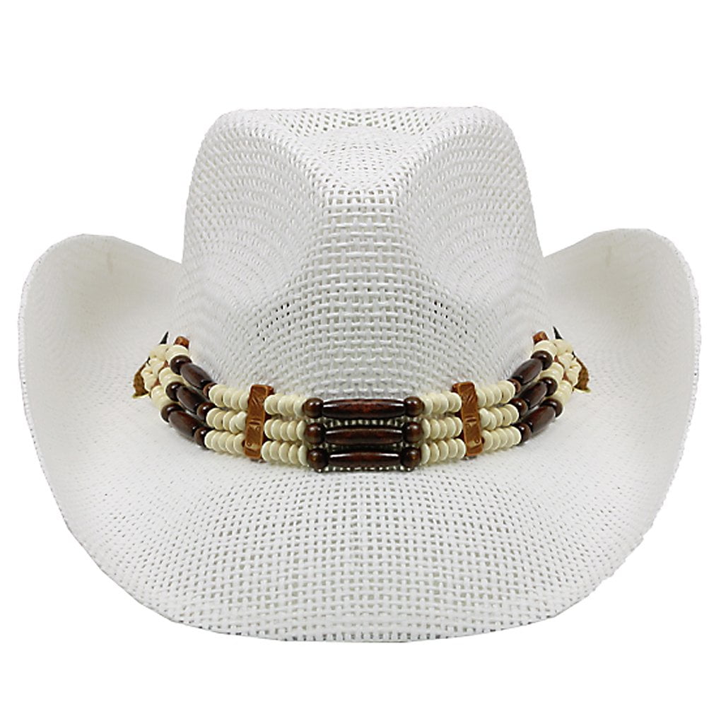Straw Cowboy Hat Men Cowgirl Hats Women Sun Hat Sombreros  display picture 1
