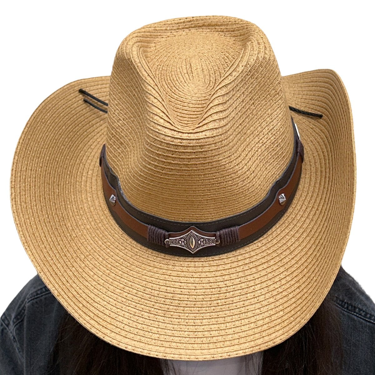 Straw Cowboy Hat Men Cowgirl Hats Women Sun Hat Sombreros 