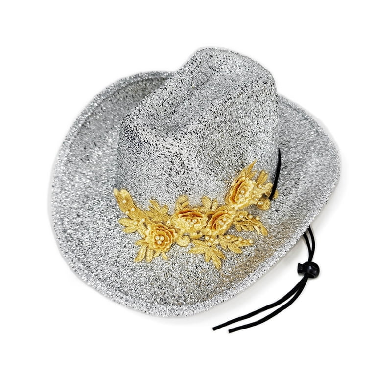 4751 Straw Cowboy Hat For Men Cowgirl Hats Women Wide Brim Beach Sun Hat Western Straw Cowboy Cowgirl Hat for Men Women Wide Brim  main image 4