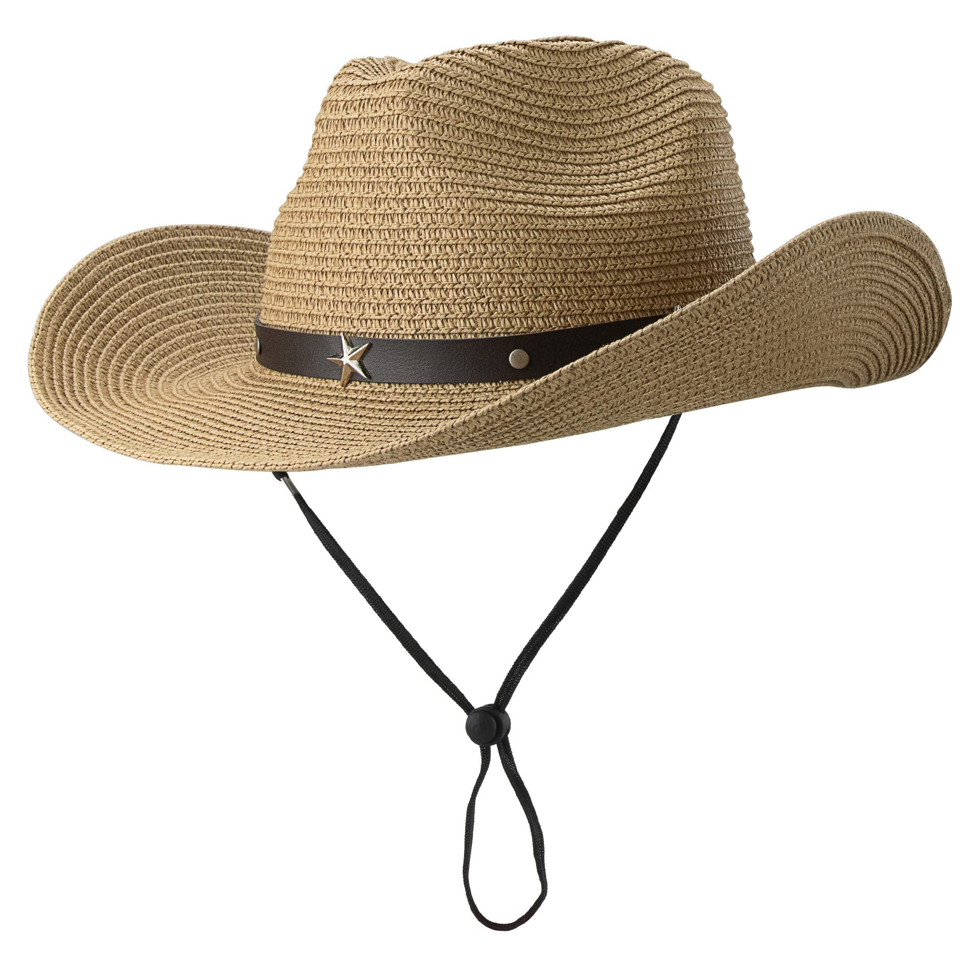 Straw Cowboy Hats for Toddler Girls Boys Summer Sun Hat Belt Buckle