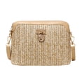 thumbnail image 1 of Straw Crossbody Bag for Women Woven Shoulder Purse Casual Vacation Travel Handbag, 1 of 3