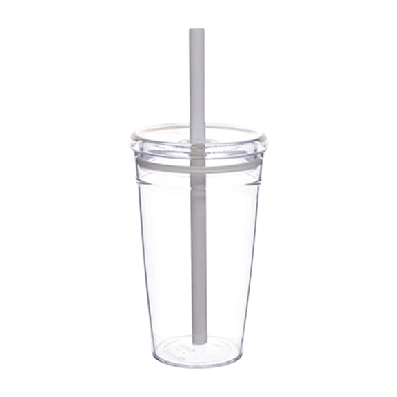Straw Cup Designed To Hold Water Coffee Tea And Other Beverages For Daily Use At Home Office School Or Outdoor, Portable Lightweight Drinking Cup With A Straw For Easy Sipping On