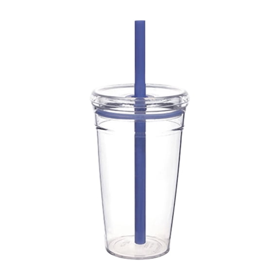 Straw Cup, Macaron Tone Portable Design, 450Ml Daily Use Drinking Cup
