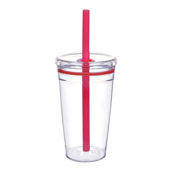 Straw Cup, Macaron Tone Portable Drinking Cup, Daily Use 16Oz/450Ml