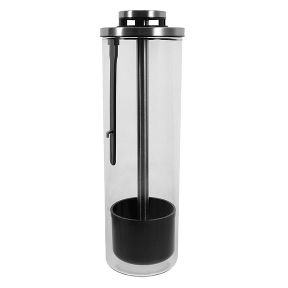 Homoyoyo Modern Chopsticks Holder Container with Glass and Stainless Steel for Kitchen and Dining Table Use