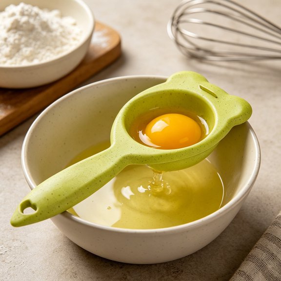 Straw Egg Separator Yolk Filter for Baking Kitchen Gadget for Egg White Separation Tool Efficient and Easy to Clean