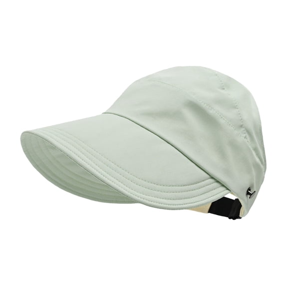 Straw Fedora Hat CQXIDFH Women Foldable Lace Basin Hat, Fashion Hollow Fisherman Cap, Summer Outdoor Sunshade Headwear, Bucket Hats (Mint Green, One Size)