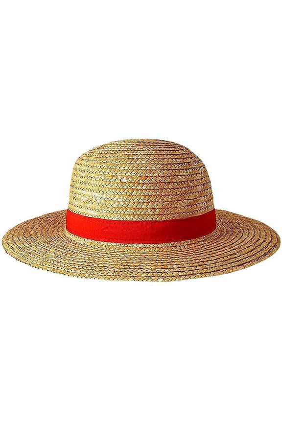 Straw Hat Multifunctional Anime Cartoon Character Sunscreen Straw Hat Sun Hat for Adults0514