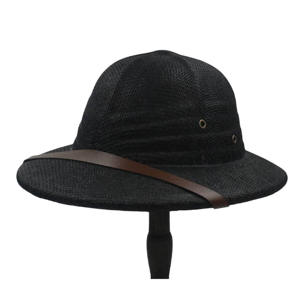 Straw Hat Pith Hat Handmade Sun Hat Decorative Woven Belt  display picture 1