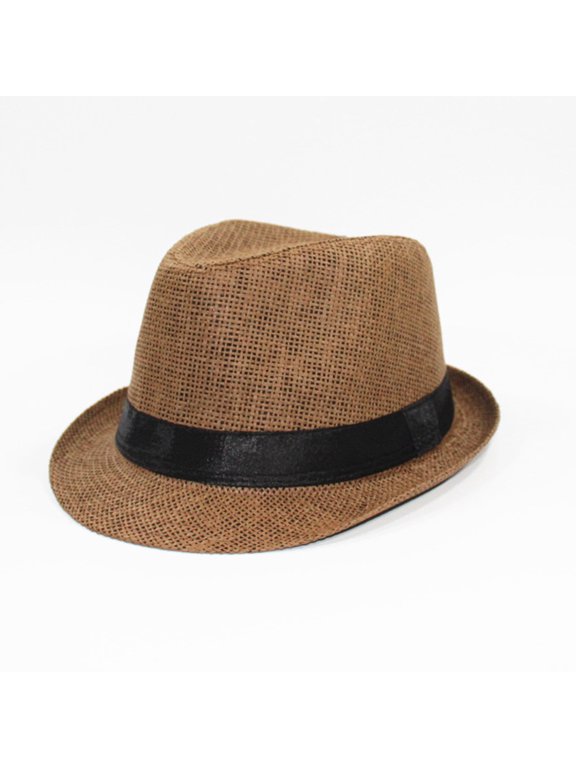 Women's Wide Brim Straw Visor Roll-Up Open Top Sun Hat Ponytail Hats for Foldable Beach Cap with Bow for Outdoor Activities Black One Size