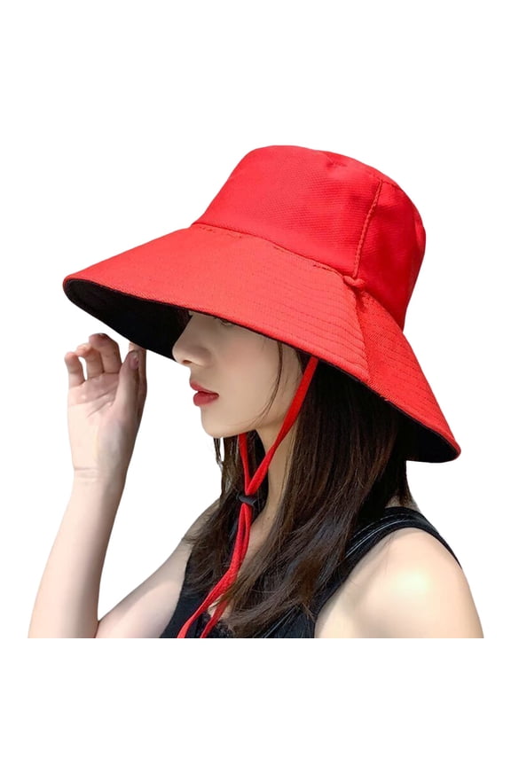 Straw Hats for Women Sun Hat Shading Large Brim Summer Casual Wide-Brim Womens Beach Sun Straw Hat