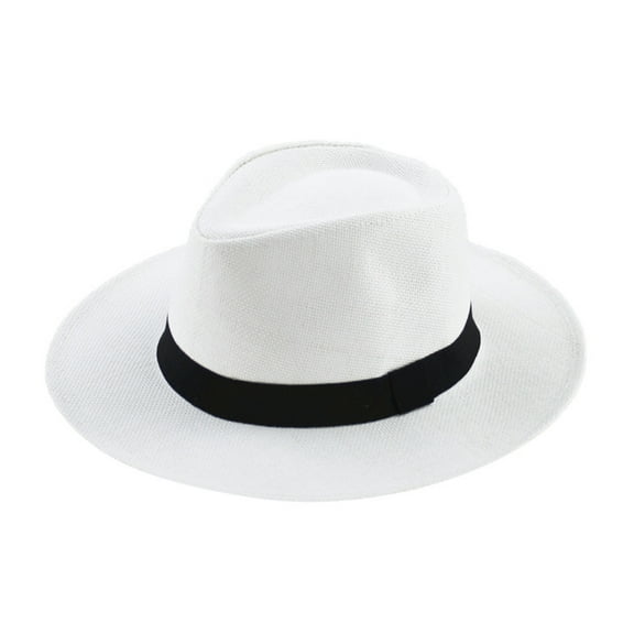 Straw Hats for Womens Men Sun Hats,Summer Straw Fedora Beach Sunhat Fine Braid UPF50+ for Unisex Summer Beach and Golf Hats