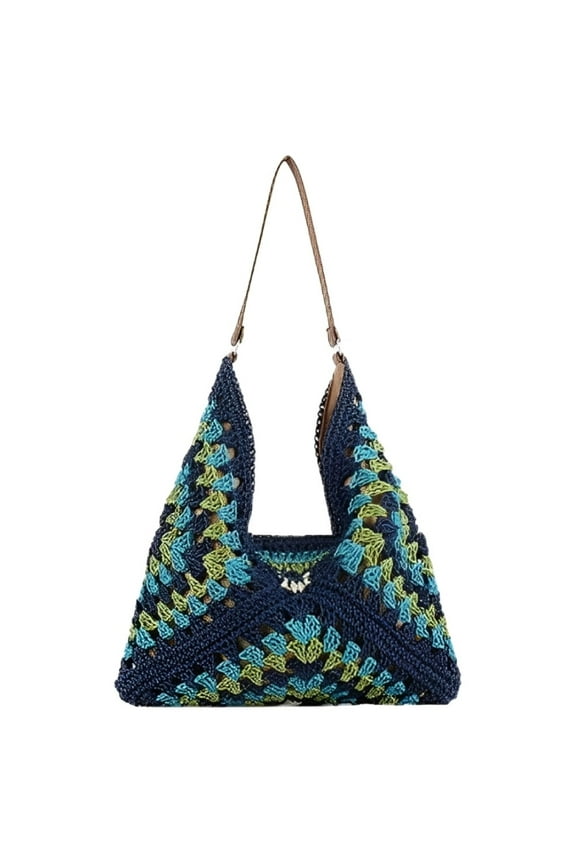 Straw Hobo Bags for Women Vintage Shoulder Bag Everything Tote Bag Designer Beach Bag Holiday Work Everyday Summer