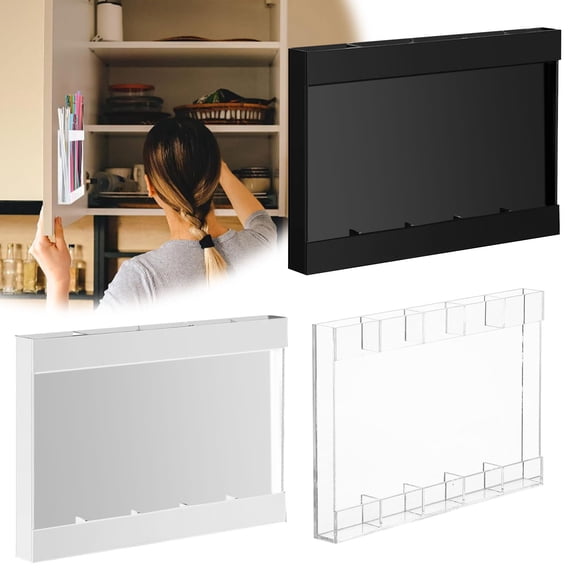 Straw Holder Basdi Acrylic Straw Organizer Rack - Multi-Compartment Holder for Kitchen Counter | Space-Saving, Displays Straws Neatly, Perfect for Restaurants and Home Bars, Kitchen Counter Rack, A