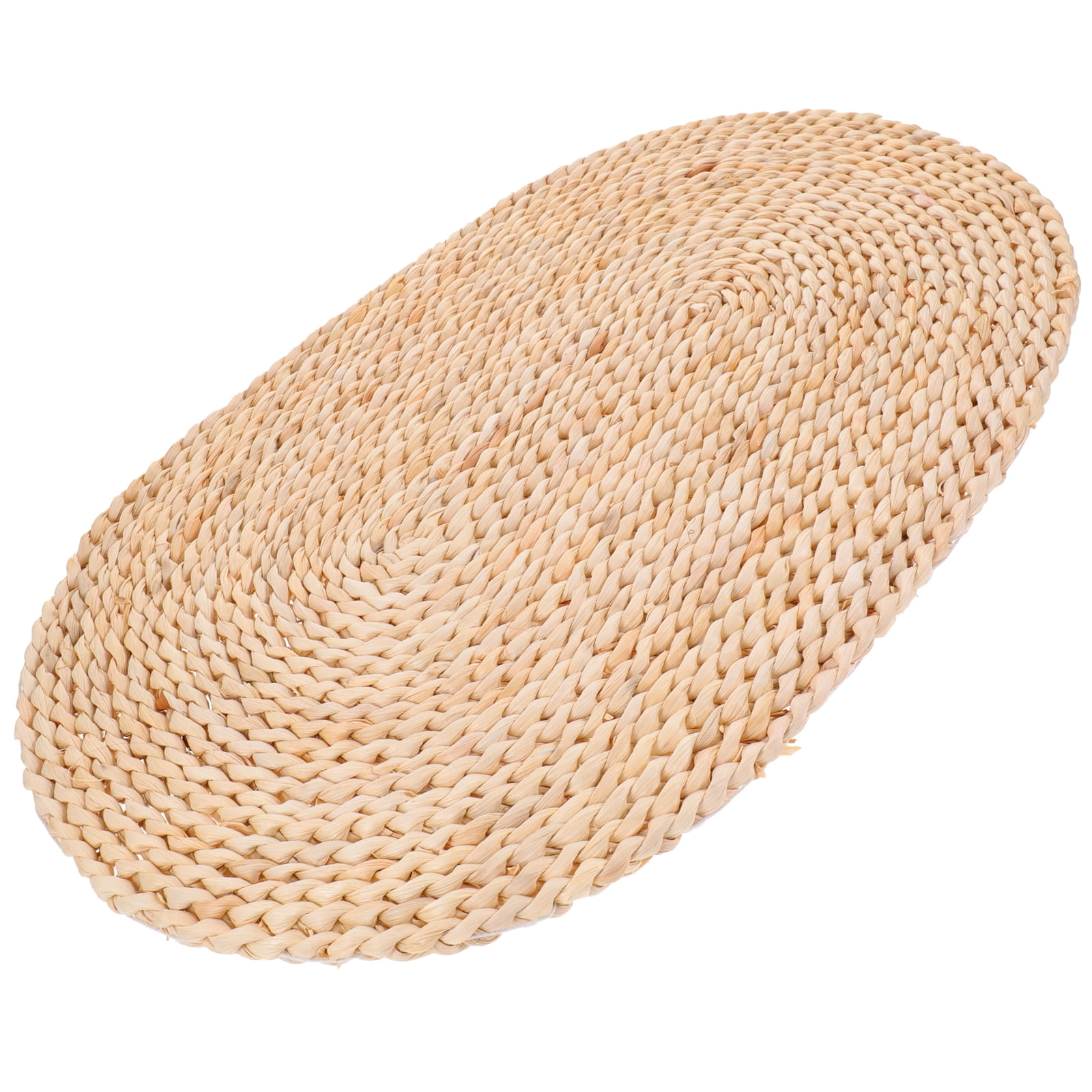Straw Insulation Placemat Tablecloths Woven Cup Pads Seagrass Mats Rattan Oval Placemats Dried