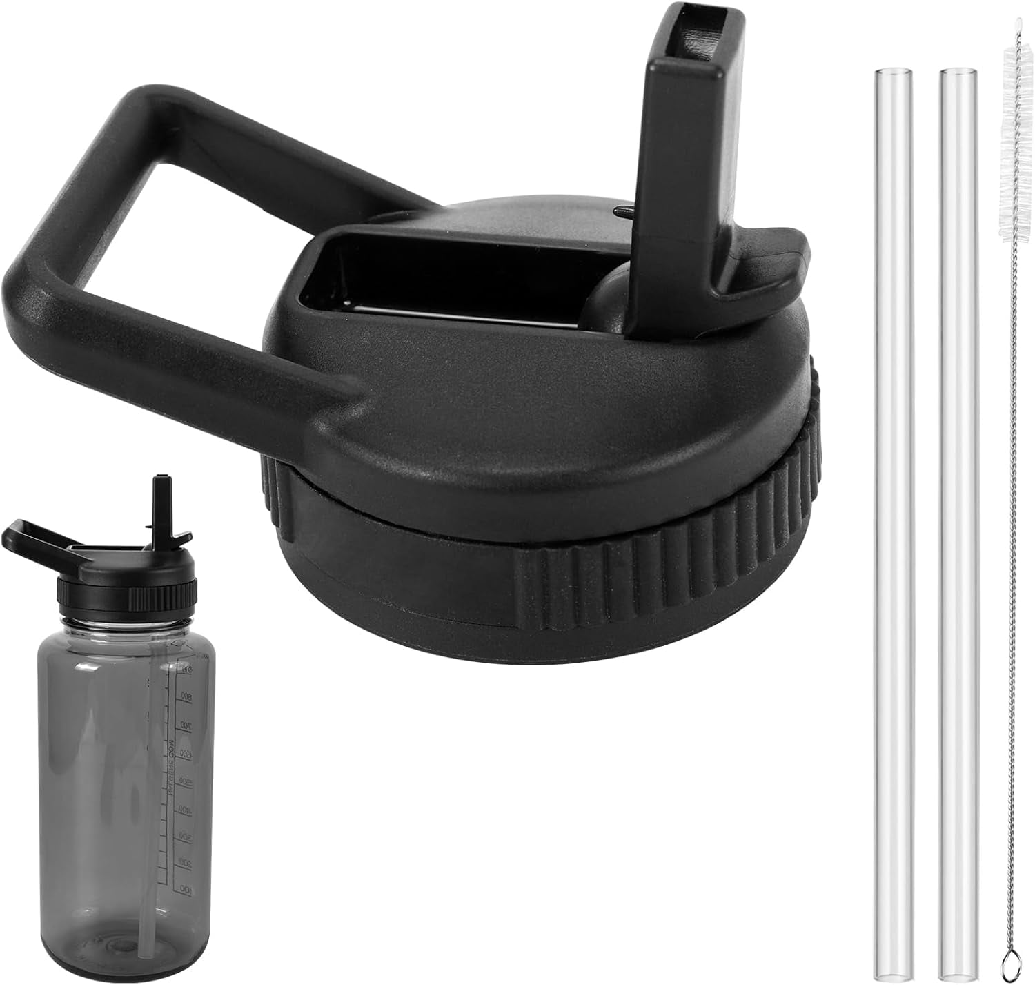 32 Ounce Wide Mouth Bottle With Straw Lid Bootnull