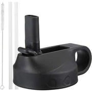 Straw Lid for Hydro Flask Wide Mouth 32 40 oz, Replacement Sports Flex Cap Wide Mouth Top 32 40 oz Straw Lids with Flexible Handle and Straws Compatible with Hydro Flask1PC