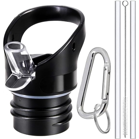 Straw Lid for Hydroflask Standard Mouth,Lid with Straws fit for Hydroflask 18 oz, 21 oz, 24 oz Standard Mouth. Straw Lid for Insulated Water Bottle Accessories A-1PC