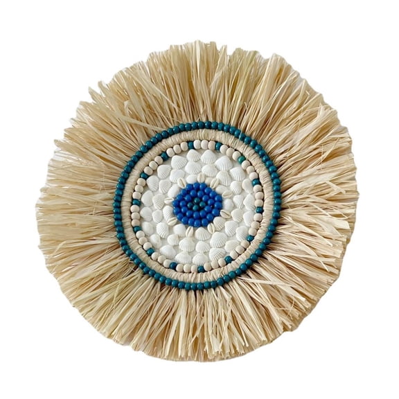 Straw Living Room Sofa Background Wall Porch Wall Decoration Homestay Hanging Hand