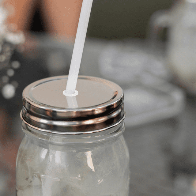 Straw Mason Jar Grommet Lid Lids Grommets Plugs Plug Hole Airlock