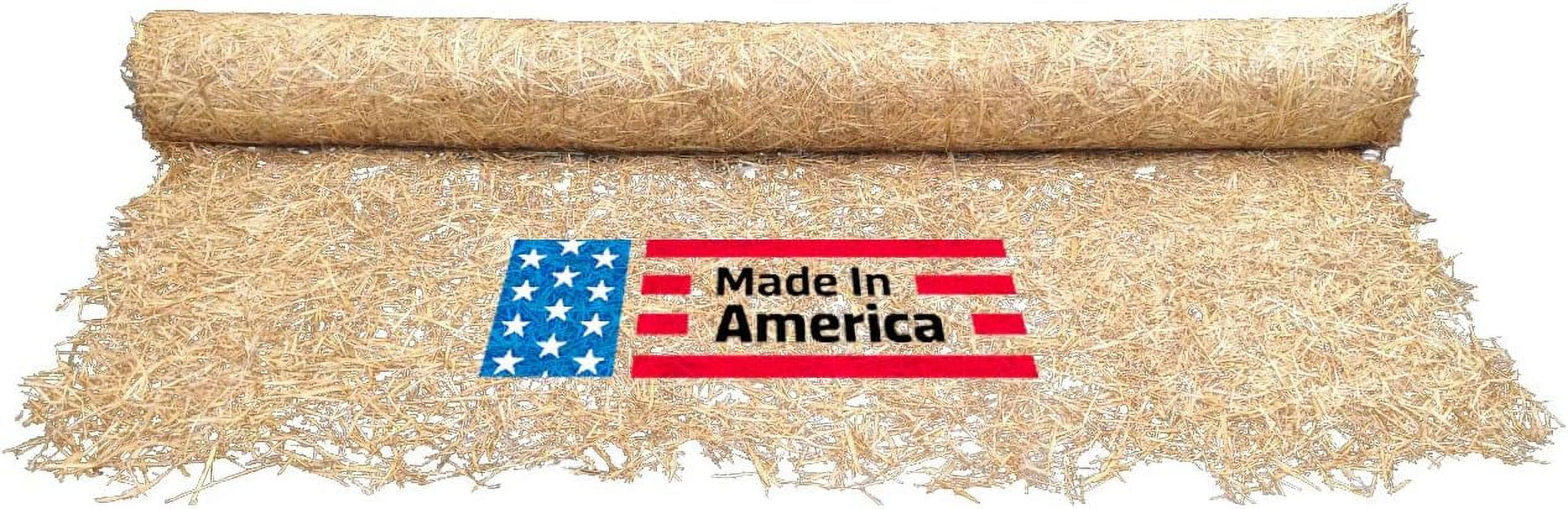 Straw Matting Rolls Double Net Erosion Control Blanket For Slopes