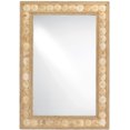 thumbnail image 1 of Straw Natural Abaca Rope Coco Shell Buko Rectangular Mirror, 1 of 3