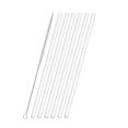 thumbnail image 1 of Straw Replacement within 40 Oz Cup,A Set of Replacement Straw with Brush,6 Pack Reusable Long Rubber Straw,Cup Straw for Cup Accessories,Easy to Clean Straw for Wide Mouth Water Bottle (Clear), 1 of 7