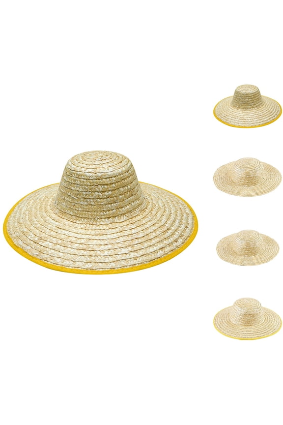 Straw Sun Hat for Women Men LSQii Summer Classic Adjustable Breathable UV Protect Wide Brim Sun Hat Simple Fishing Garden Cap for Workout Daily