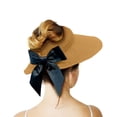 thumbnail image 1 of Straw Sun Summer&nbsp;Visor for Women, Female Wide Brim UPF 50+ UV Protection Hat, Ladies Adjustable Roll UP Messy Bun Ponytail Cap, Foldable Packable Beach Travel Hat, Windproof Chin Strap, 1 of 1