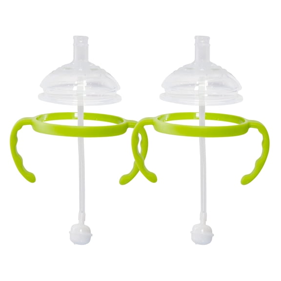 Straw Transition Cup Kit for Comotomo Baby Bottles | Conversion Kit Fits 5 Ounce and 8