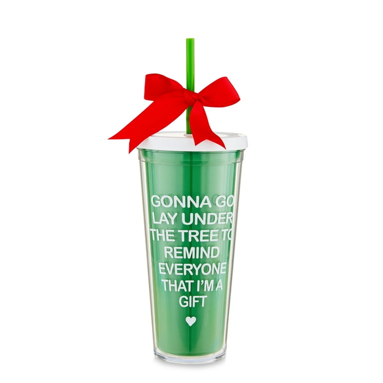Christmas Is Better On The Farm' Straw Tumbler – Prep Obsessed