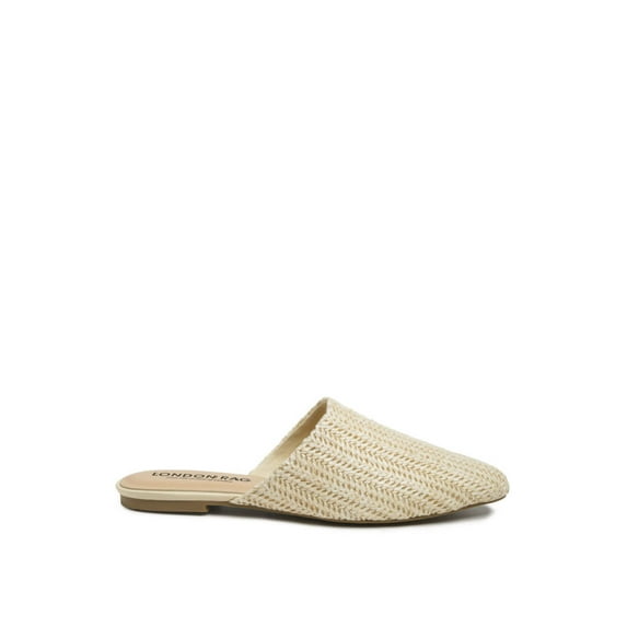 Straw Very Woven Raffia Mules