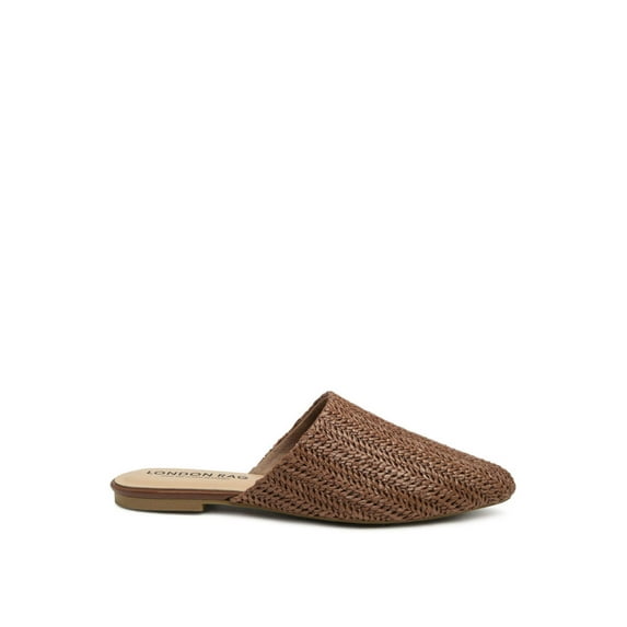 Straw Very Woven Raffia Mules