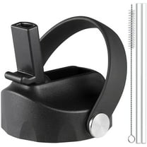 Straw lid for Hydro  flask Wide Mouth, Straw Lid Flexible Handle Fits Hydro  Flask 32 40 oz, Lids with Straw for Hydro  flask Wide Mouth 32 oz 40 oz, Replacement Sports Cap Top Wide Mouth(1PC)