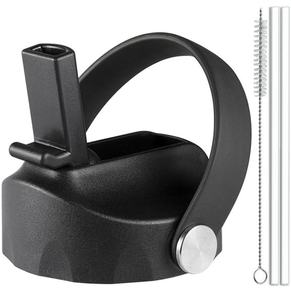 Straw lid for Hydro  flask Wide Mouth, Straw Lid Flexible Handle Fits Hydro  Flask 32 40 oz, Lids with Straw for Hydro  flask Wide Mouth 32 oz 40 oz, Replacement Sports Cap Top Wide Mouth(1PC)