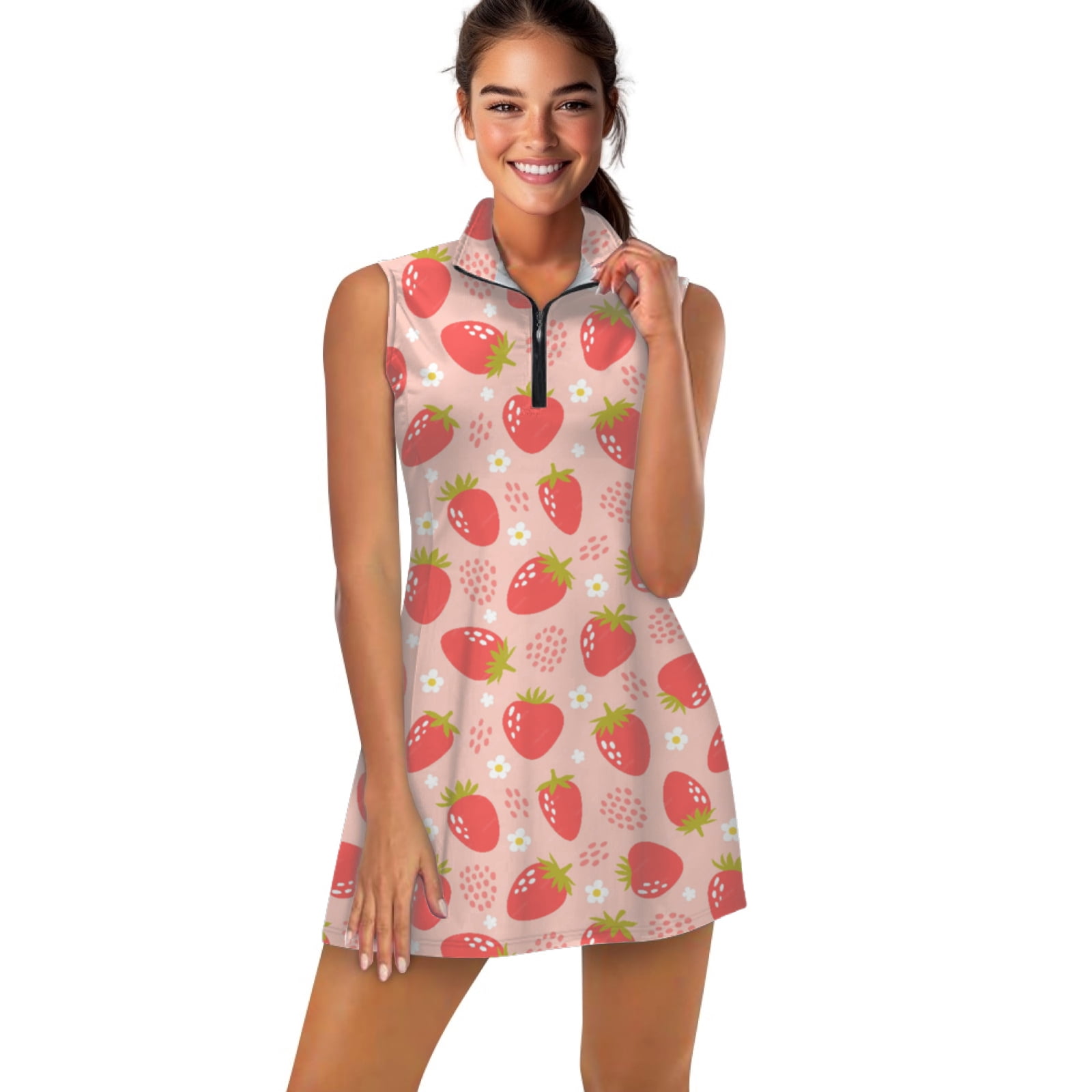pink and green tennis dress Pink And Green Lycra Tennis Dress Size 6
