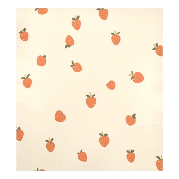 Strawberries Pattern Magnetic Dishwasher Decal 23''x26'' Easy to Clean Single Sided Print