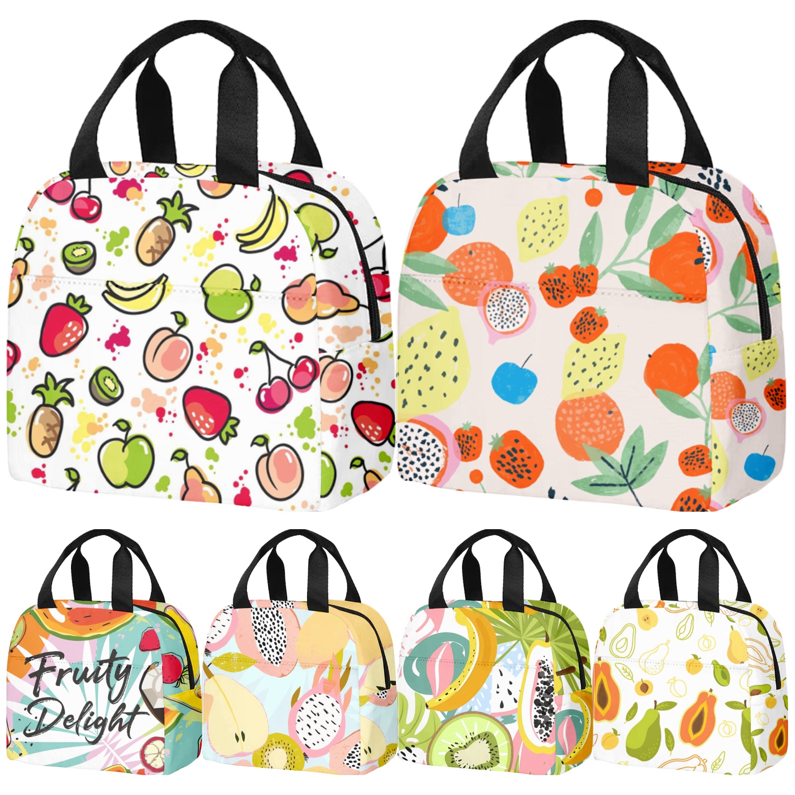 Strawberries Pear Orange Lemon Kiwi Fruit A Variety of Fruits Unique