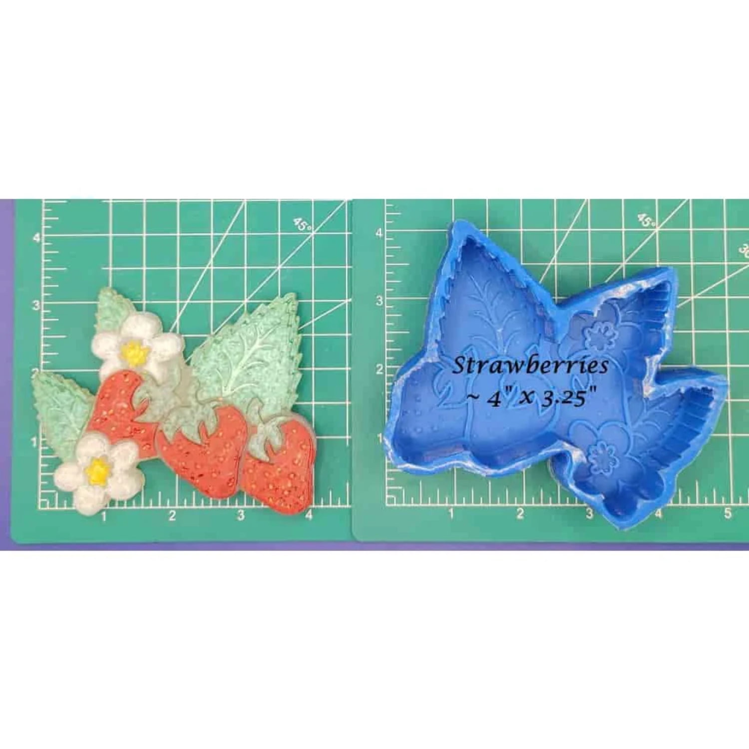 Strawberries Silicone Freshie Mold