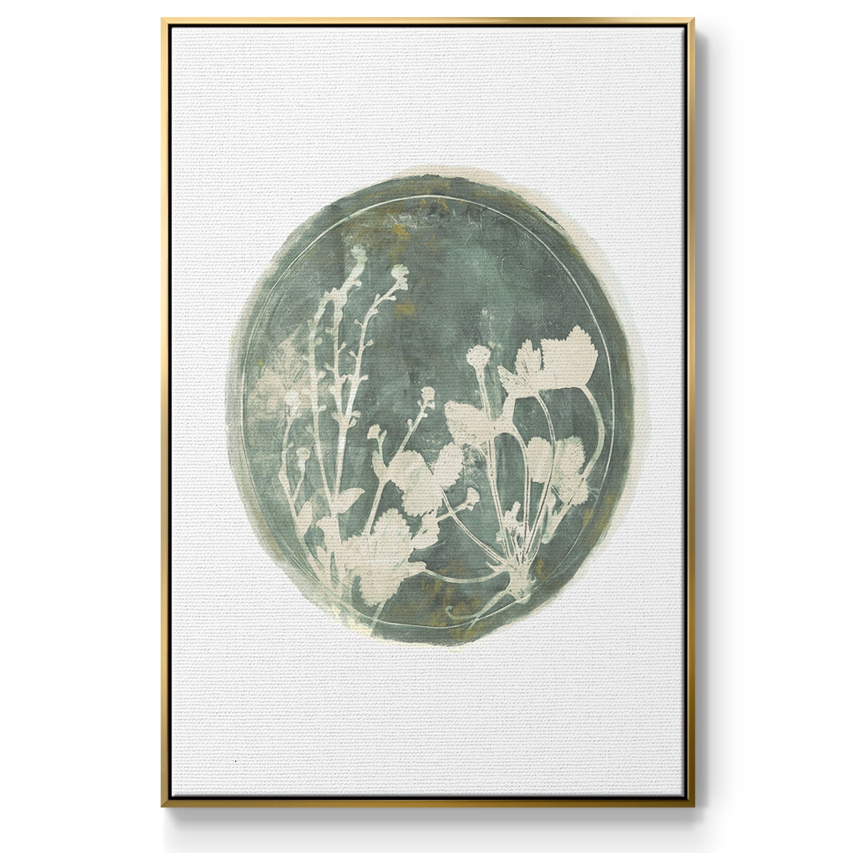 Strawberries and Forge I Framed Premium Gallery Wrapped Canvas - Ready to Hang - 27 x 41 - Gold Floating Frame