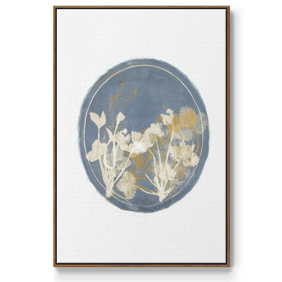 Strawberries and Forge II Framed Premium Gallery Wrapped Canvas - Ready to Hang - 17 x 25 - Walnut Floating Frame