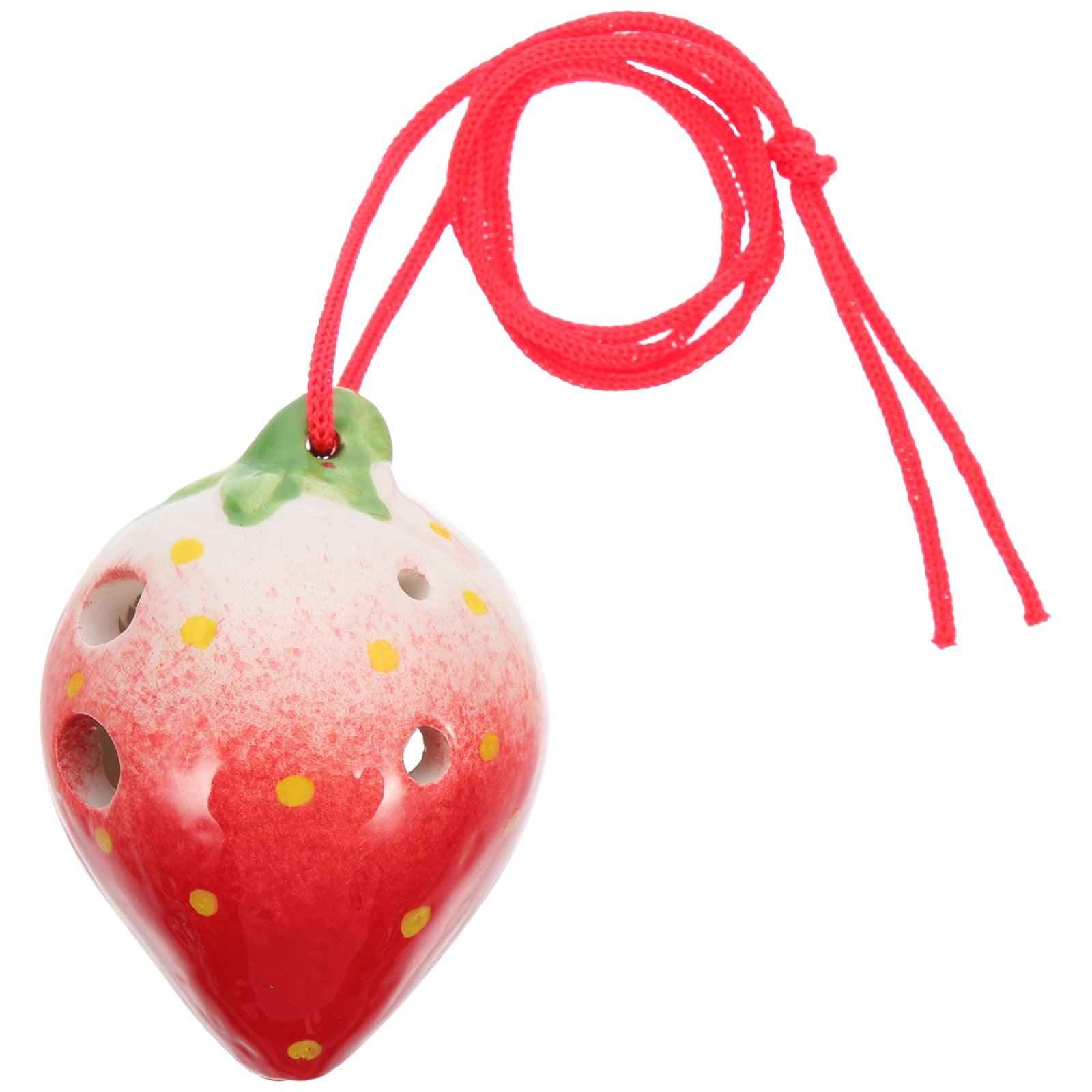 Strawberry 6 Hole Ocarina Musical Instruments Children Practice ...