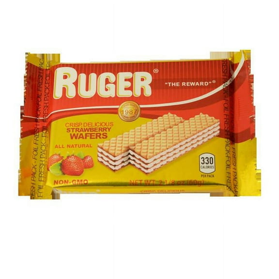 Strawberry Australian Wafers- 12 pack