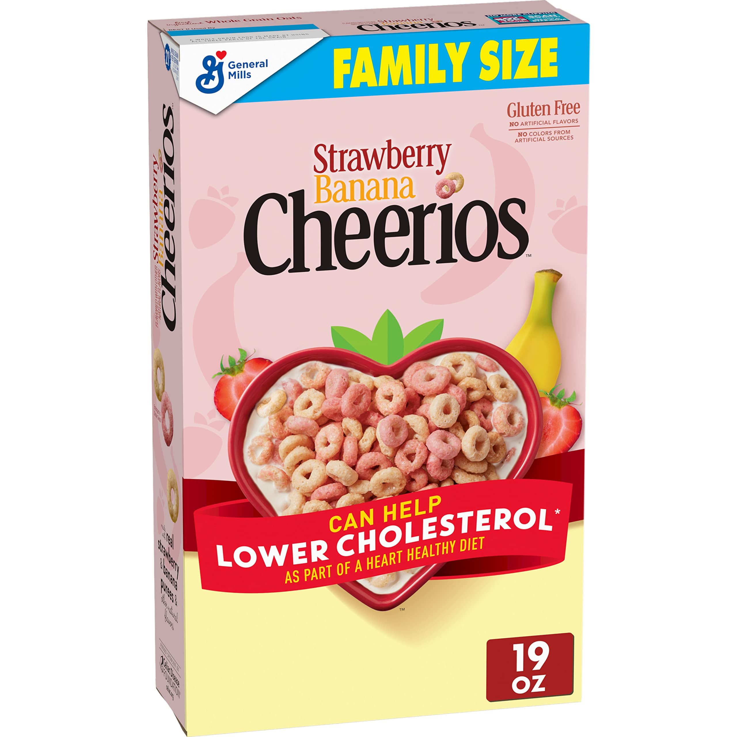 Strawberry Banana Cheerios Cereal, MMF7 Limited Edition Happy Heart