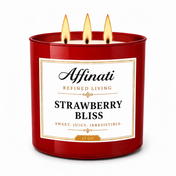 Strawberry Bliss 3-Wick Candle