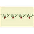 thumbnail image 1 of Strawberry Border Stencil - Fruit Pattern Border Stencil DIY for Painting Kitchen Cabinets Backsplash Laser Cut Reusable Mylar Template Home Decor Crafts - The Artful Stencil, 1 of 6