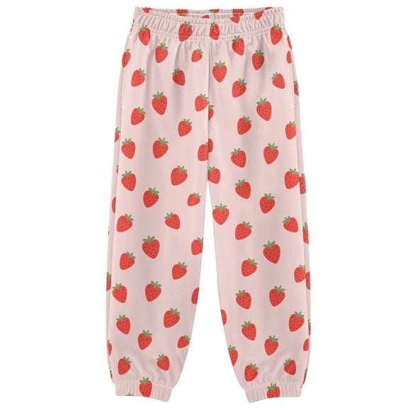 Strawberry Boys Pants Kids Casual Sweatpants Joggers Toddler Sports Pants 3-10 Years