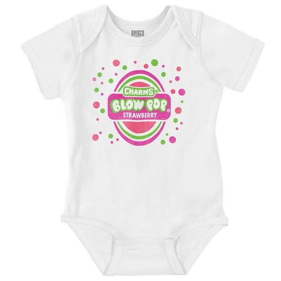 Strawberry Bubblegum Blow Pop Romper Boys or Girls Infant Baby Brisco Brands 18M