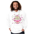 thumbnail image 1 of Strawberry Bubblegum Blow Pop Unisex Plus Size Hoodie Brisco Brands 4X, 1 of 5