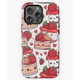 thumbnail image 1 of Strawberry Cake Cartoon Pattern Phone Case for iPhone 16 15 14 13 12 11 Pro Max, 1 of 2